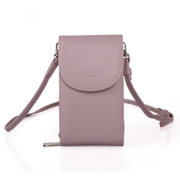 Red Cuckoo Cross Body Pouch in Pink 414 - Image 6
