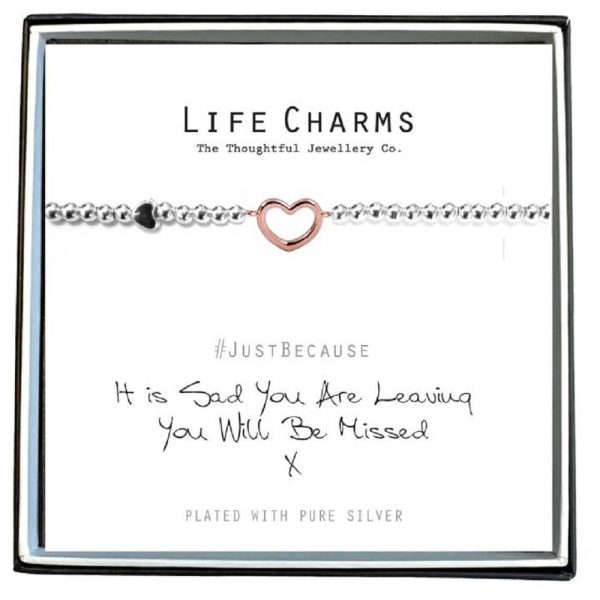 Life Charms Sad You Are Leaving You Will Be Missed Bracelet - Image 3