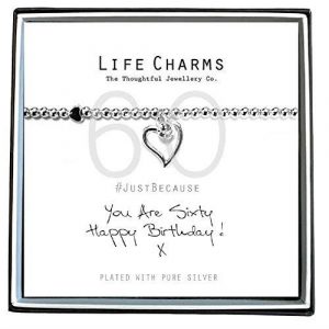 Life Charms Happy 60th Birthday Bracelet