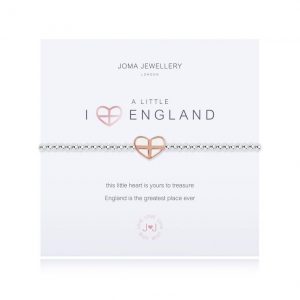 Joma Jewellery a little I Love England bracelet