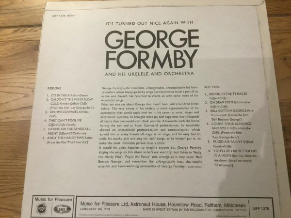 It's Turned Out Nice Again Comp (George Formby - ) MFP 1378 (ID:15392) - Image 2