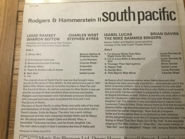 LP Vinyl 12 inch Record Album - South Pacific - Image 2