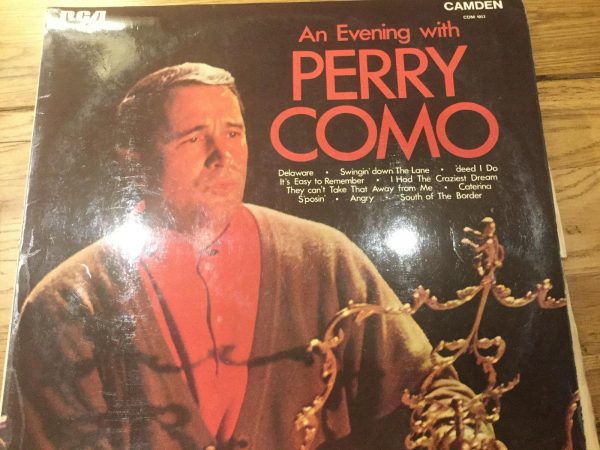 PERRY COMO An Evening With Perry Como Vinyl Record LP RCA Camden CDM 1053 1970