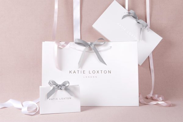 Katie Loxton Metallic Wave Scarf in Silver - Image 2