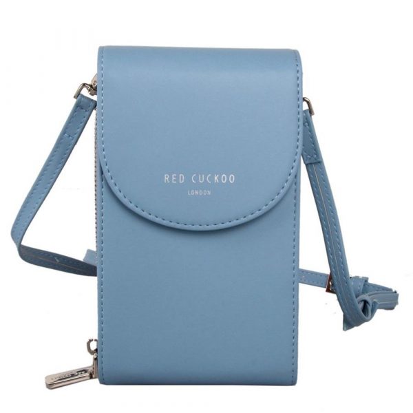 Red Cuckoo Cross Body Pouch in Blue