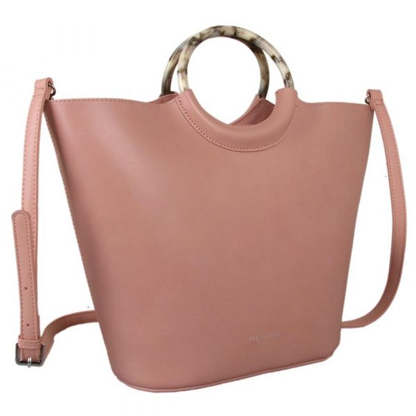 Red Cuckoo Pink Tote Bag in a Bag - Image 3
