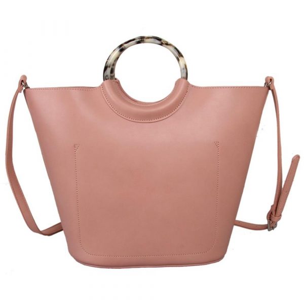 Red Cuckoo Pink Tote Bag in a Bag - Image 4