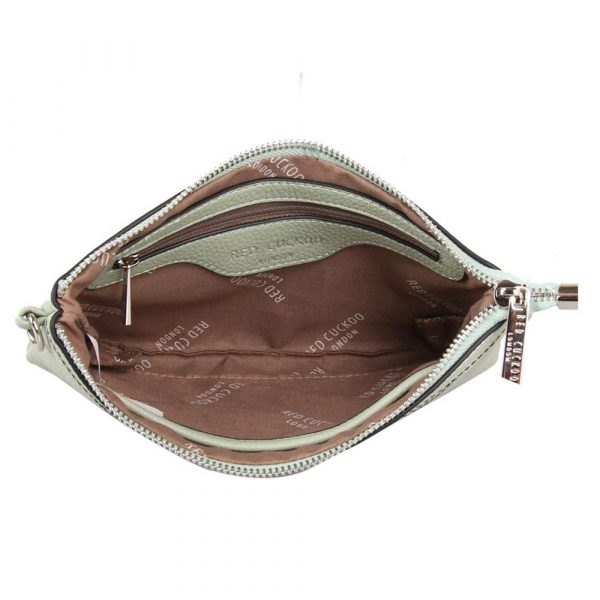 Red Cuckoo Green Clutch/Crossbody Bag - Image 4