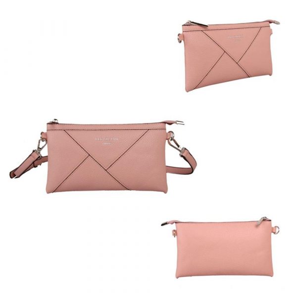 Red Cuckoo Pink Clutch/Crossbody Bag - Image 3