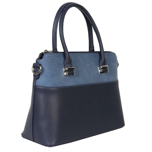 David Jones Tote Handbag in Dark Blue - Image 3