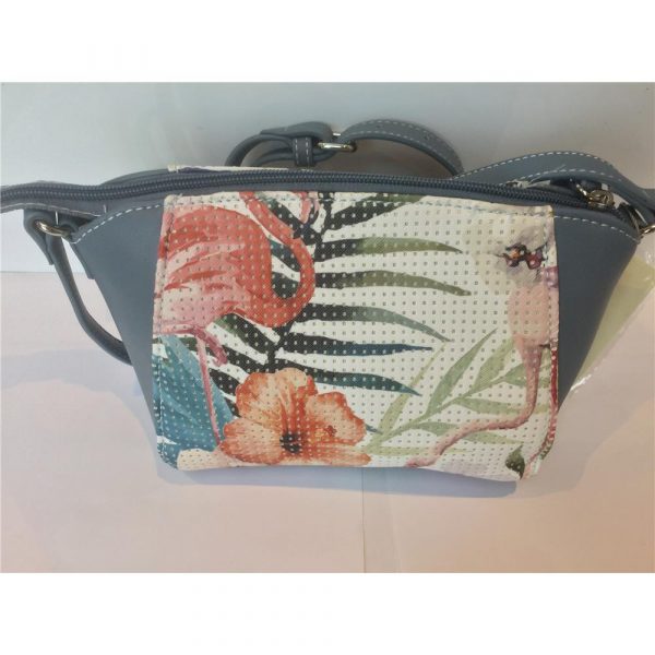 David Jones Cross Body Bag with grab handle in Blue. - Image 2
