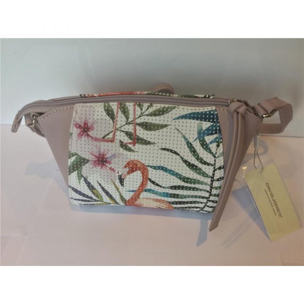 David Jones Crossbody Bag with Grab handle in Pale Purple
