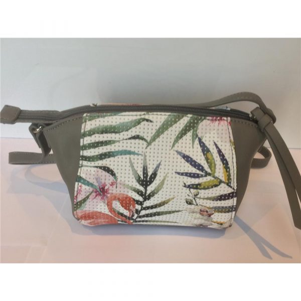 David Jones Crossbody Bag with Grab Handle in Grey