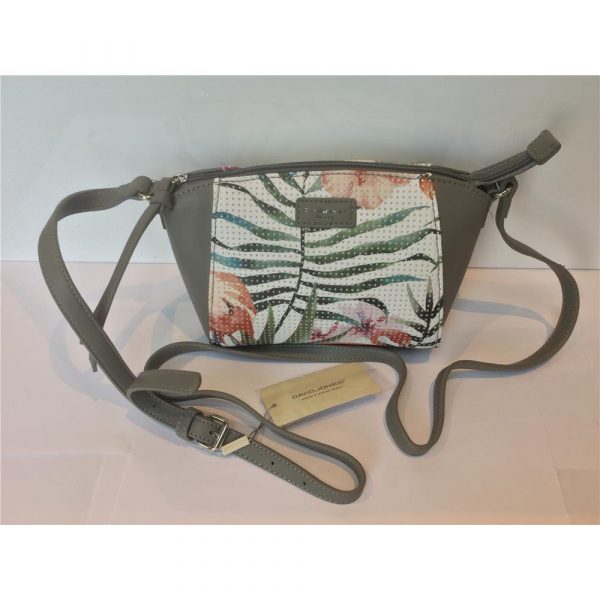David Jones Crossbody Bag with Grab Handle in Grey - Image 2