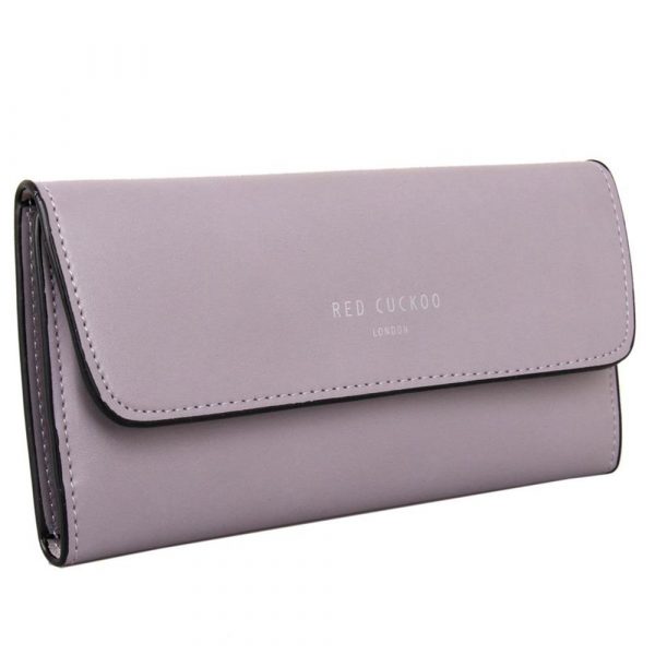 Red Cuckoo Lilac Fold Over Purse 2019