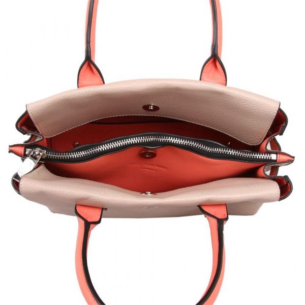Red Cuckoo Cream Contrast Handle Grab Bag 2019 - Image 2