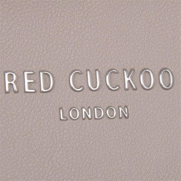 Red Cuckoo Cream/Grey Bucket Shoulder Bag 2019 - Image 5