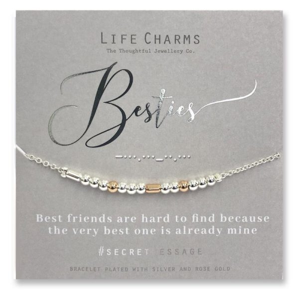 Life Charms Bestie Secret Message Bracelet