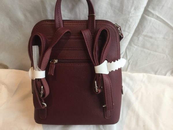 David Jones Backpack in Dark Bordeaux - Image 2