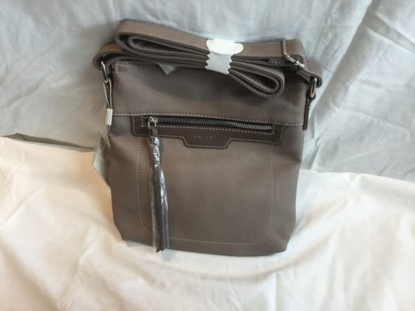 David Jones - Women's Messenger Crossbody Bag - Taupe - Image 2