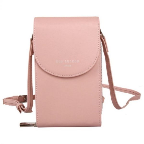 Red Cuckoo Cross Body Bag in Pink