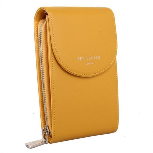 Red Cuckoo Cross Body Bag in Yellow - Image 4