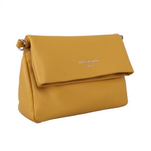 Red Cuckoo Foldover Cross Body bag in Yellow - Image 2