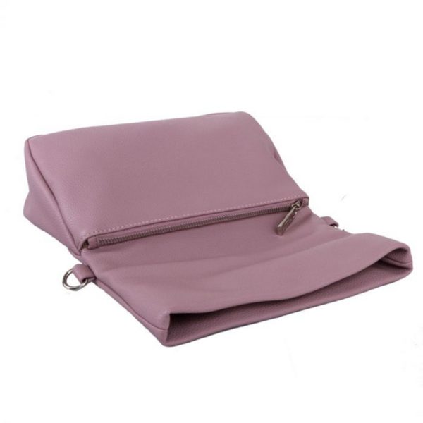 Red Cuckoo Foldover Cross Body Bag in Lilac - Image 5