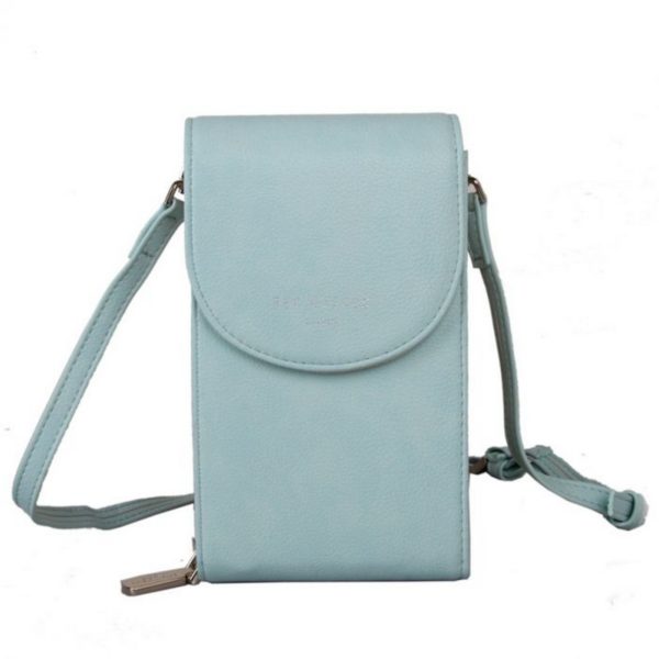 Red Cuckoo Cross Body Pouch in Mint