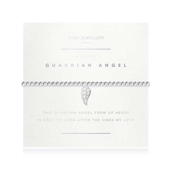 Joma jewellery A Little Guardian Angel Facetted Bracelet