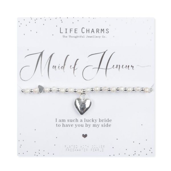 Life Charms Thank You Maid of Honour Bracelet - Image 2