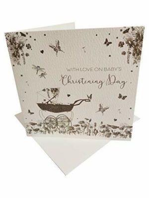 with Love On Baby's Christening Day - Handmade Greeting Card by Five Dollar Shake GS73