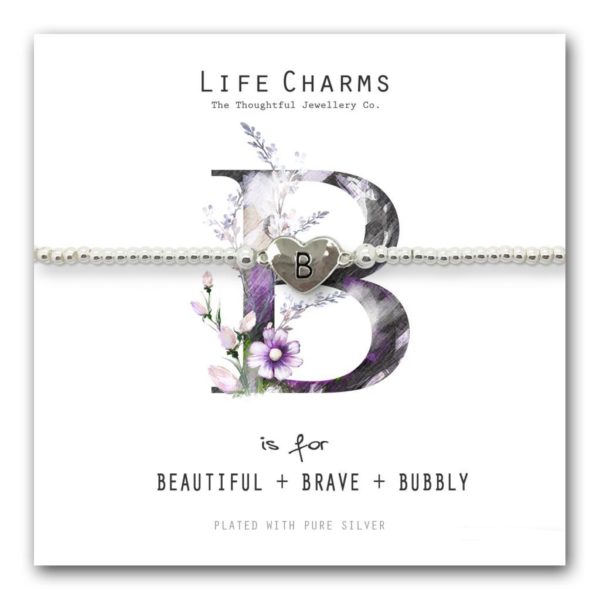 Life Charms Alphabet Bracelet B