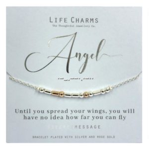 Life Charms Secret Message Angel Bracelet