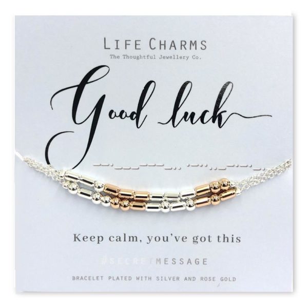 Life Charms Good Luck Secret Message Bracelet