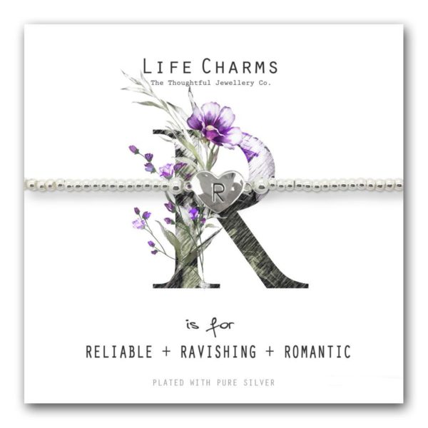 Life Charms R is for Bracelet