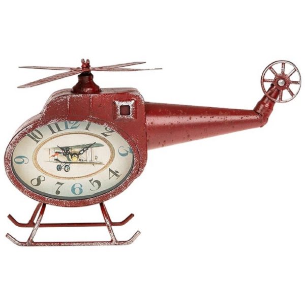 Past Times Retro Helicopter Clock