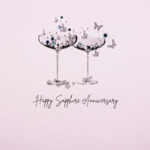 Five Dollar Shake Sapphire (45 Years) Anniversary Card