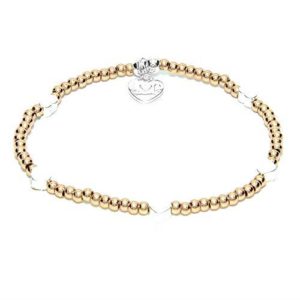 Life Charms St Tropez Rose Gold Heart Bracelet