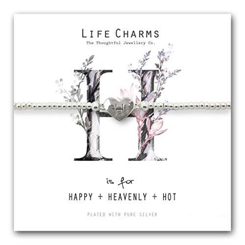Life Charms H is for Bracelet