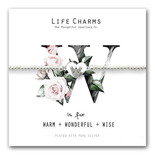 Life Charms W is for Bracelet