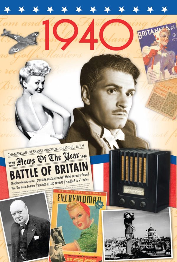 72nd Birthday Gift Idea - 1941 DVD Film and 1941 Birthday Card