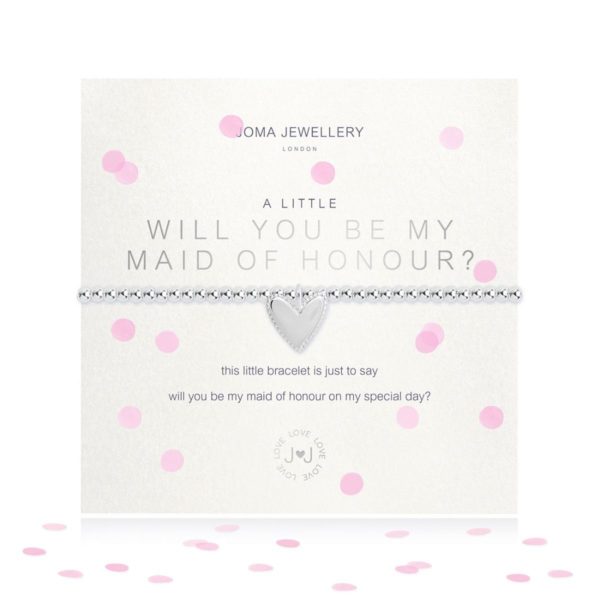 Joma Jewellery Will You Be My Maid Of Honour Bracelet