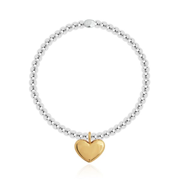 Joma Jewellery Sweet Sentiments Heart Of Gold Bracelet