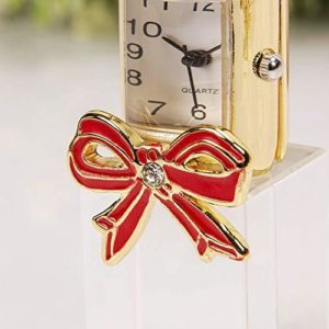 WIDDOPS Miniature Glass Lipstick Clock