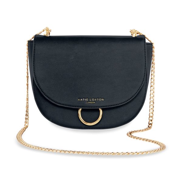 Katie Loxton Lucia Saddle Bag in Navy