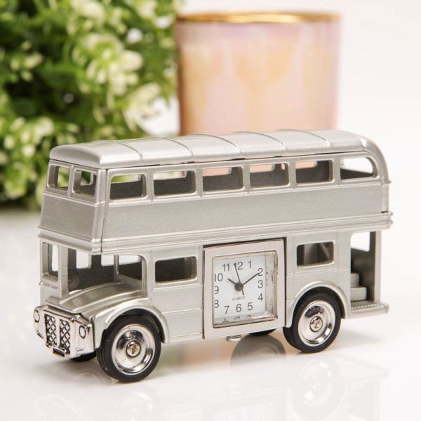 william widdop Miniature Double Decker Bus Clock