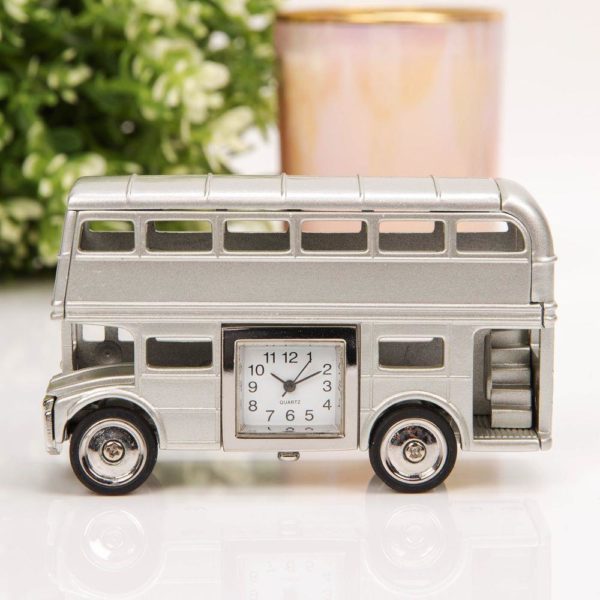 william widdop Miniature Double Decker Bus Clock