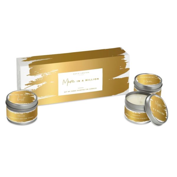 Katie Loxton Trio Candle Gift Box- Mum In A Million