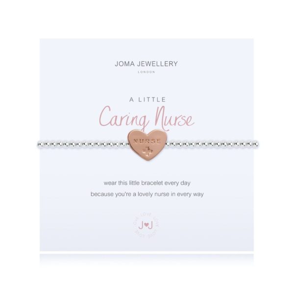 Joma jewellery a little Caring Nurse bracelet